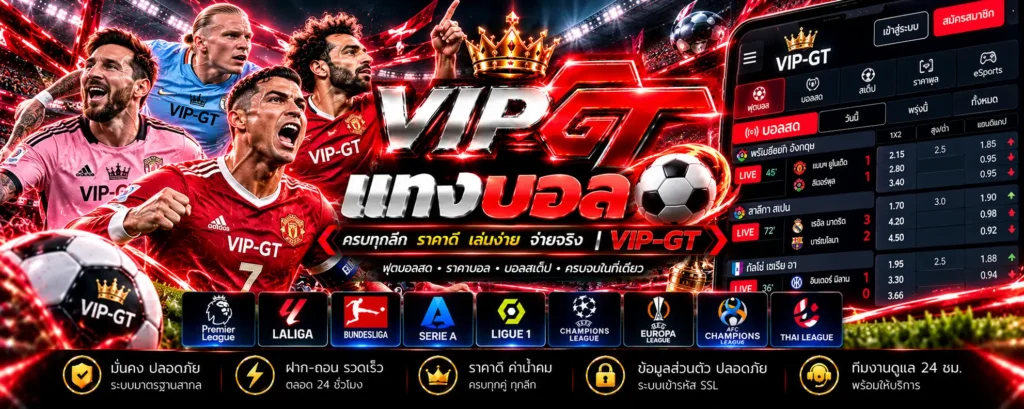แทงบอล ความหมายของราคาบอลและประเภทการเดิมพันฟุตบอล VIP-GT